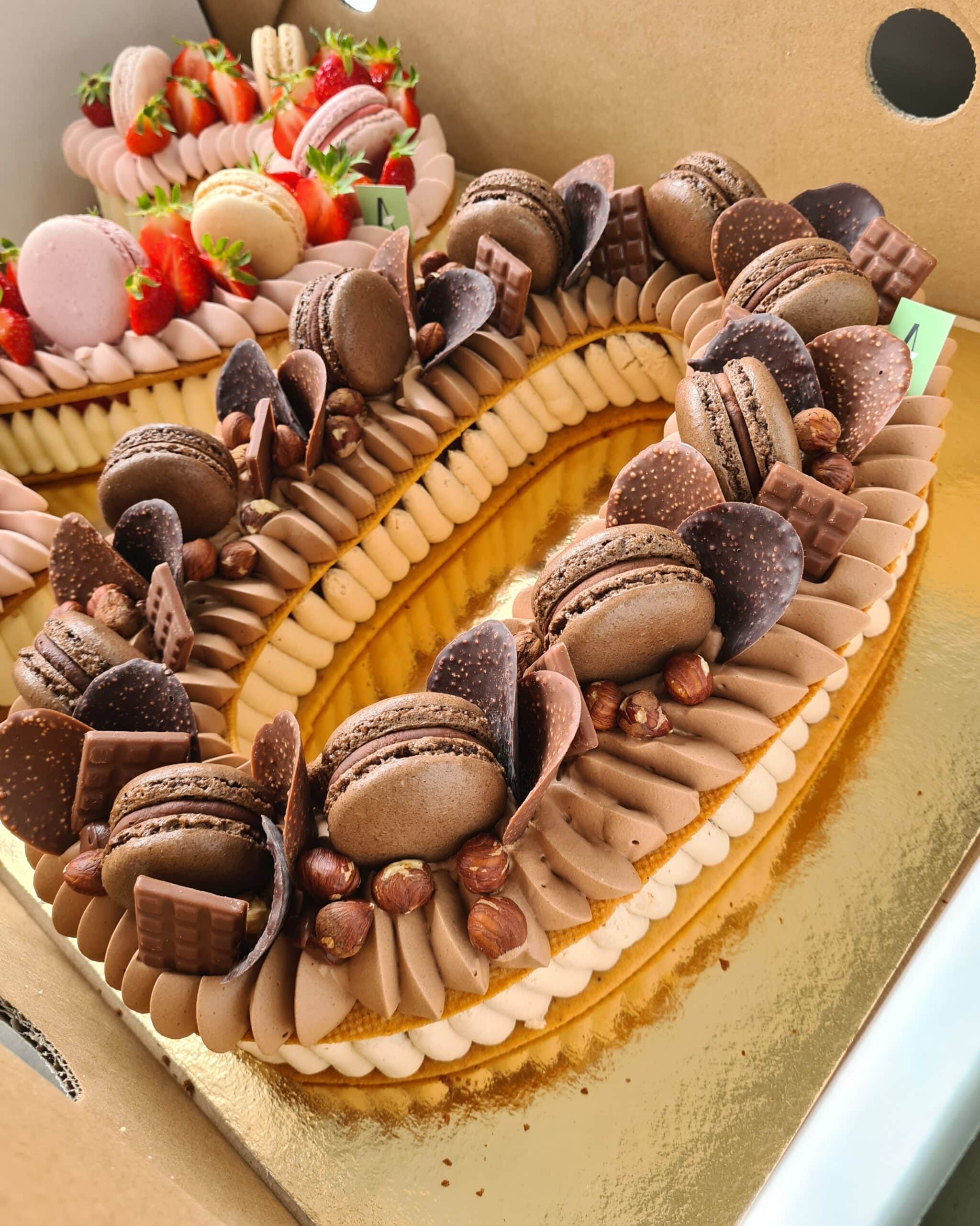 Photo d'un number cake